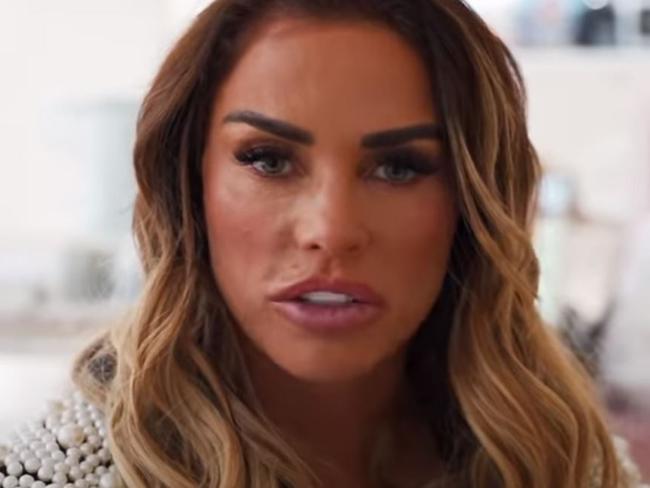 Katie Price screengrabs