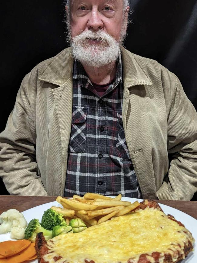 Macclesfield Hotel’s schnitzel parmigiana is huge. Picture: Facebook