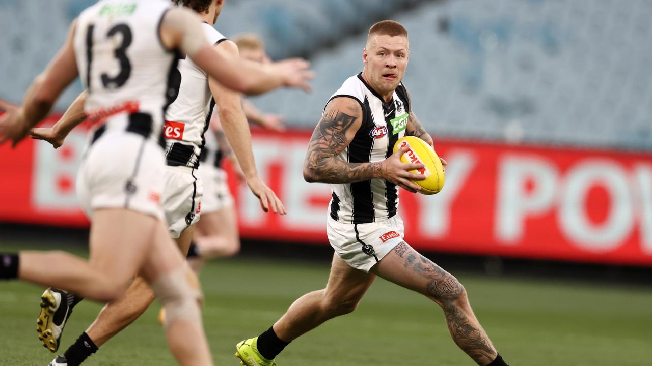 Mick Malthouse wants to see De Goey as a full-time midfielder. Picture: Michael Klein