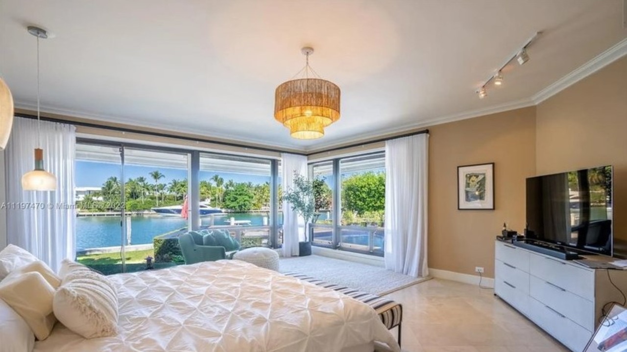 The primary bedroom has water views. Picture: Realtor