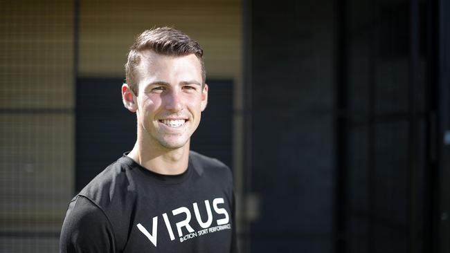 Sprinter Jacob Despard ahead of Sunday's Bikes and Spikes event. Picture: RICHARD JUPE