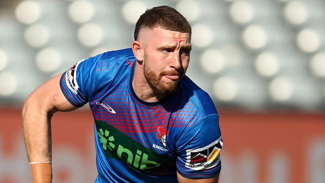 Jackson Hastings has been brought across to fix Newcastle’s attack. Picture: Jason McCawley/Getty Images