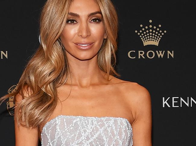 MELBOURNE, AUSTRALIA - SEPTEMBER 23: Nadia Bartel arrives ahead of the 2019 Brownlow Medal at Crown Palladium on September 23, 2019 in Melbourne, Australia. (Photo by Quinn Rooney/Getty Images)