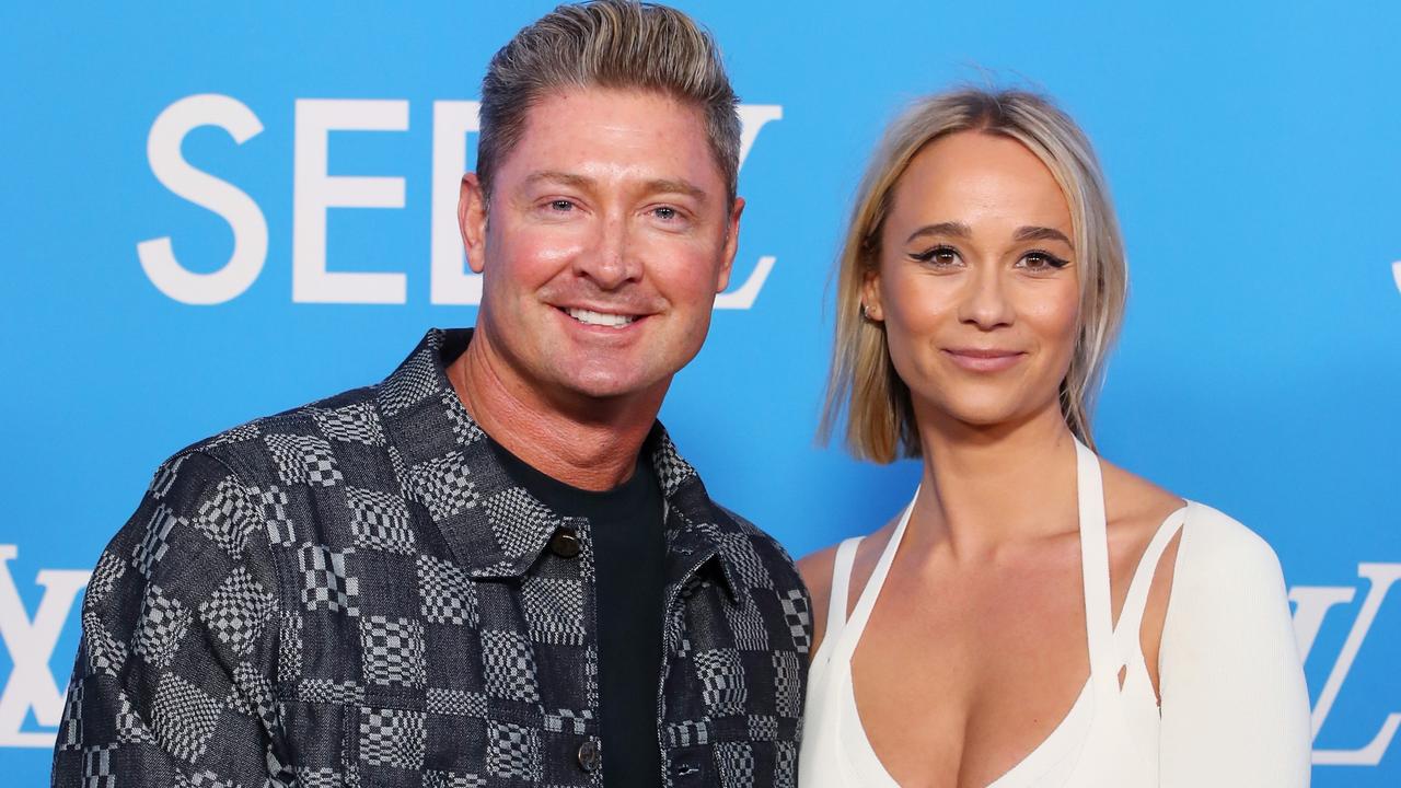 Michael Clarke and Jade Yarbrough. (Photo by Lisa Maree Williams/Getty Images)