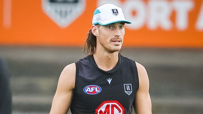 Brynn Teakle first nominated for the draft in 2018 and has finally got his chance at Port Adelaide. Picture: Tom Huntley