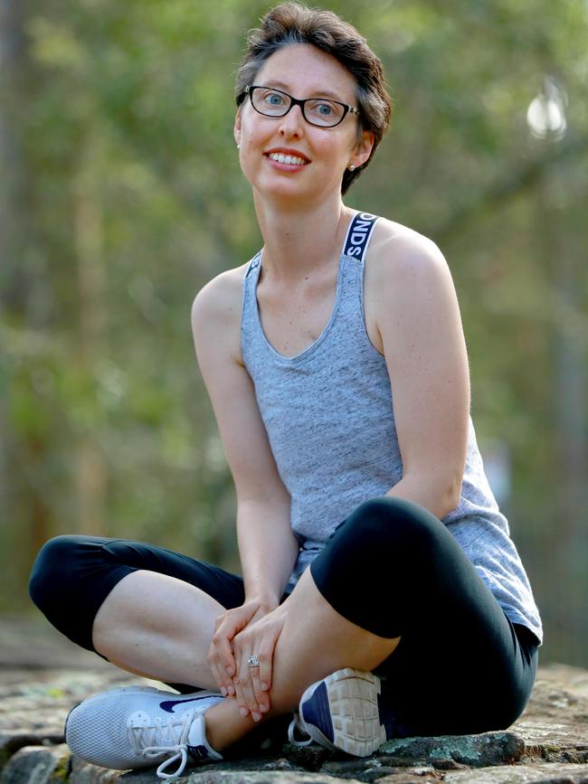 Amy Kelman at The Lakes of Cherrybrook. Picture: Angelo Velardo