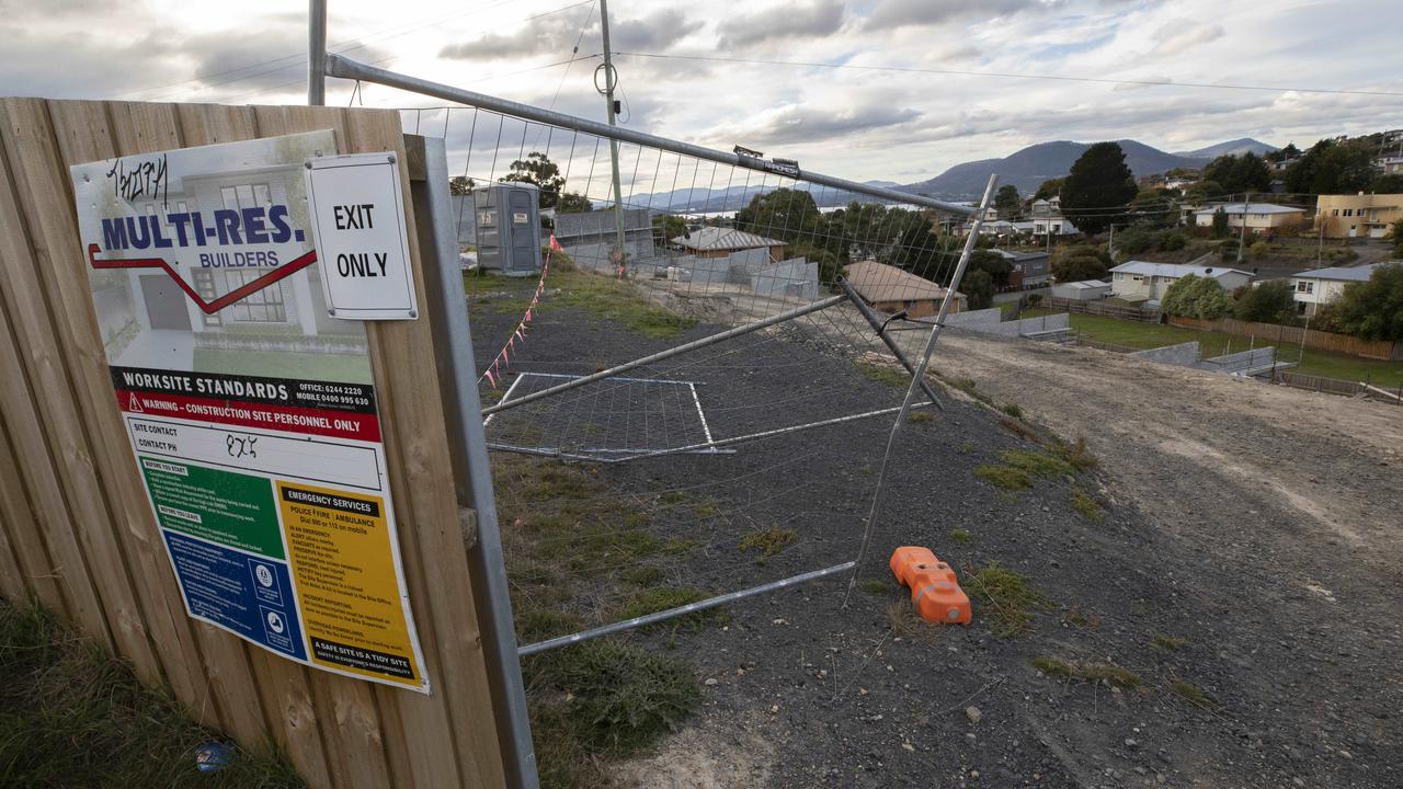 Multi- Res Builders, Nagle Place, Glenorchy. Picture: Chris Kidd