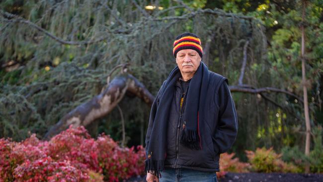 Michael Mansell. NAIDOC week march in Launceston. Picture: Patrick Gee