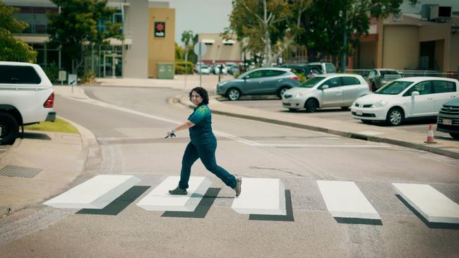 A 3D crossing in Darwin, in the Northern Territory. Picture: Supplied