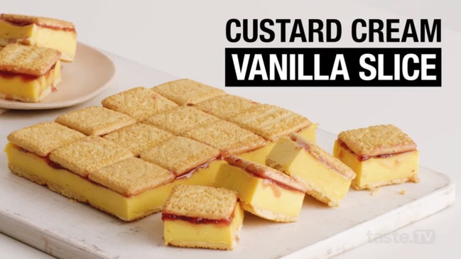 Custard cream vanilla slice