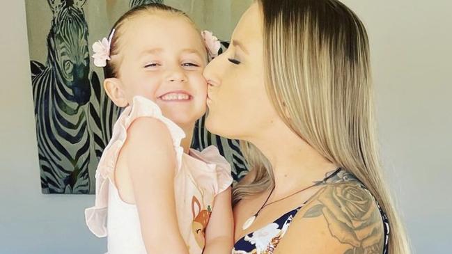 Launceston NDIS team leader Mariah Cornick with daughter Billie. Picture: Supplied