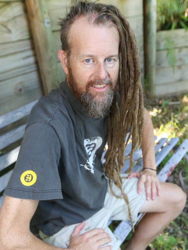 Mr Boniface will chop off the dreadlocks he's had for 16 years and raise money for World's Greatest Shave for a Cure. Picture Mike Batterham