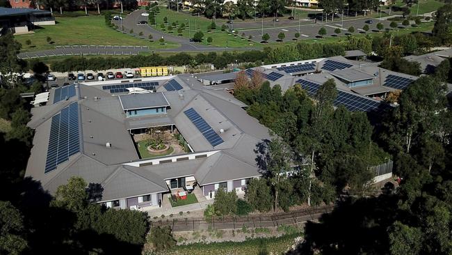 Anglicare Newmarch House in Caddens where coronavirus has claimed four elderly residents’ lives. Picture: Jonathan Ng