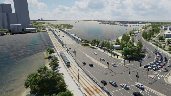 Artist impressions of Sundale bridge upgrade on the Gold Coast.