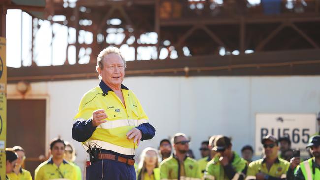 Andrew Forrest at his property, Minderoo, which is in the North West of Western Australia. Picture: Rohan Kelly