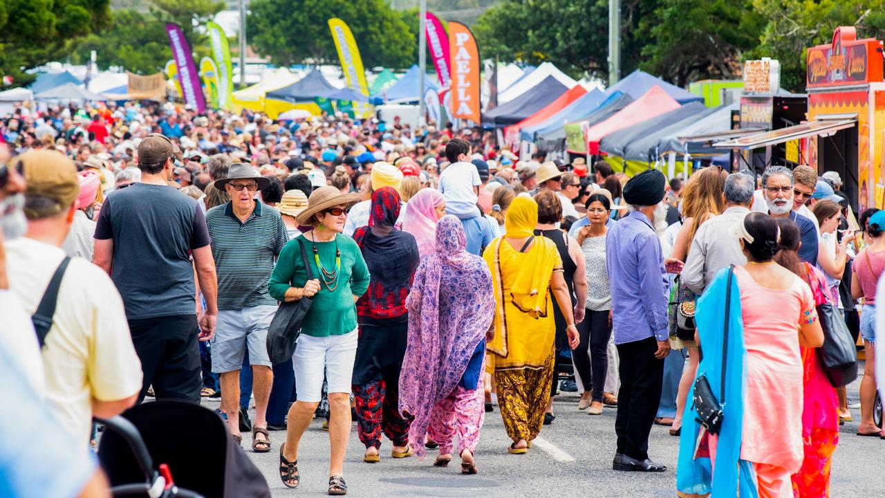 The popular event, Curryfest, draws over 15,000 people to the seaside village of Woolgoolga.