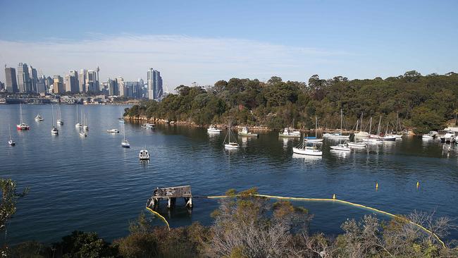 The tunnel will run under Berrys Bay at Waverton.