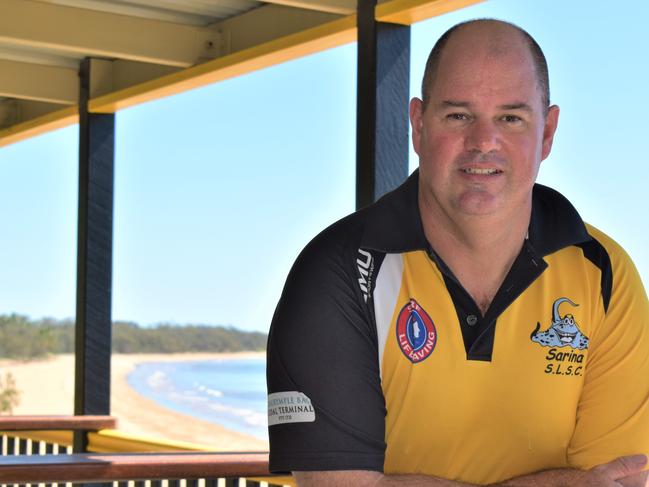 Sarina Surf Lifesaving Club vice president Neil John says his family gets plenty of time together by the beach as members of the club. Picture: Heidi Petith