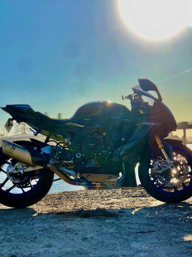 An image of a motorbike taken from Andrew Leonard’s Facebook. Picture: Facebook