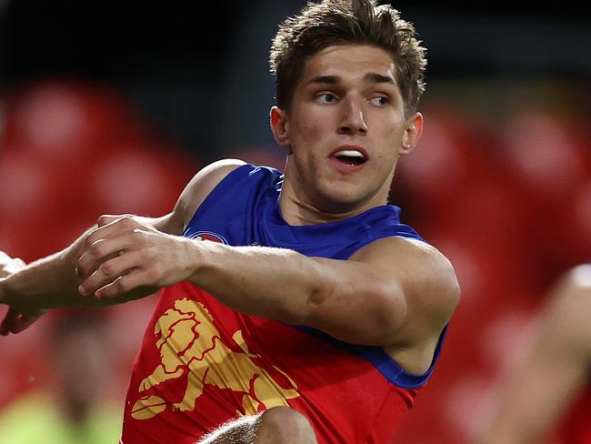 AFL Round 18. Richmond v Brisbane at Metricon stadium, Gold Coast . 16/07/2021.  Zac Bailey of the Lions during the 3rd qtr.     .  Pic: Michael Klein