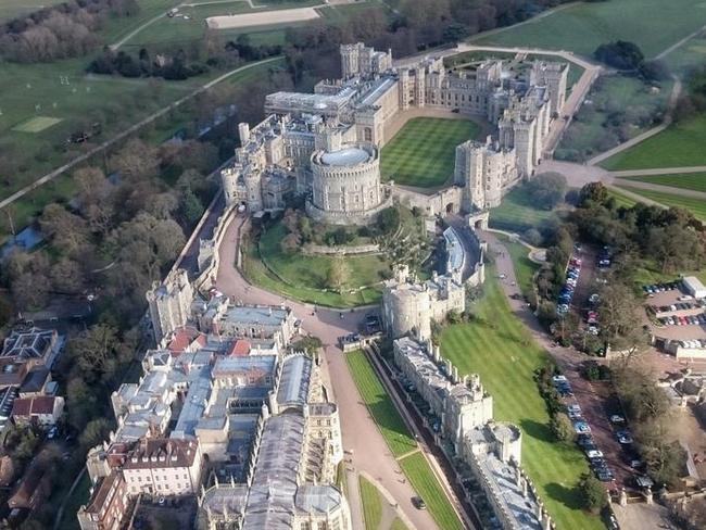 The castle grounds. Picture: Thames Valley Police