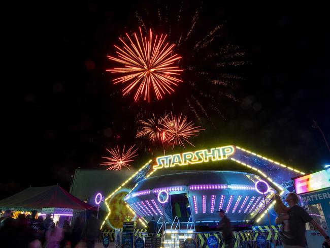 The 2024 Swan Hill Show ended with a bang. Picture: Noel Fisher