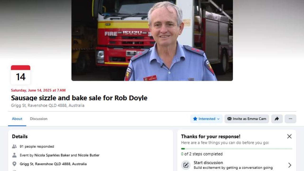 A fundraiser has been organised for Mr Doyle after his house and belongings were destroyed in a blaze on Friday morning. Picture: Supplied.