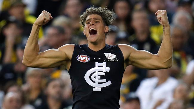 Charlie Curnow. Photo: Michael Willson/AFL Media/Getty Images