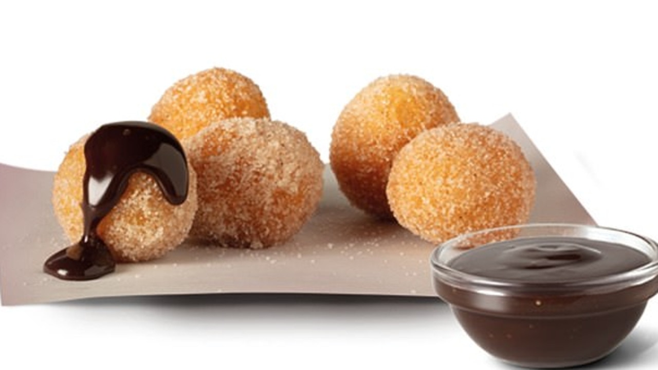 Mmmm cinnamon doughnut balls now available at Macca’s – but there’s a catch. Picture: McDonald’s