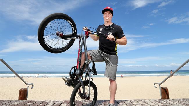 BMX rider Sam Willoughby on the Gold Coast