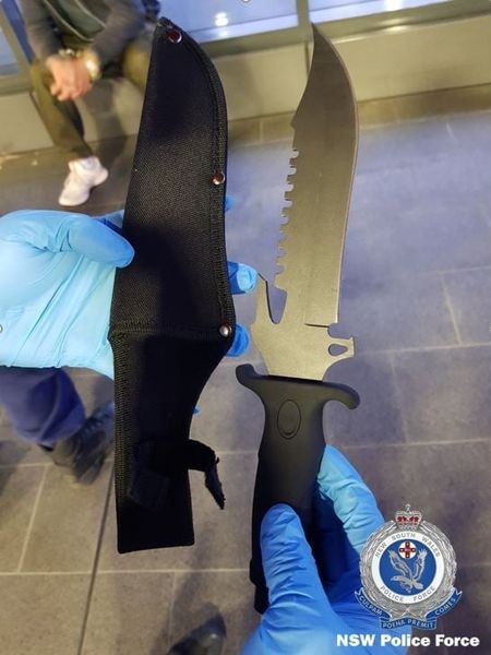 More than 700 knives have been confiscated from the NSW public transport network this year.