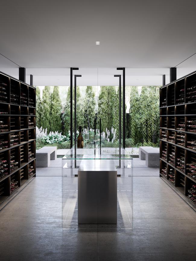 Residents will have access to individual secure storage in the wine cellar.