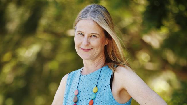 Author Jaclyn Moriarty at Neutral Bay. Picture: Sam Ruttyn