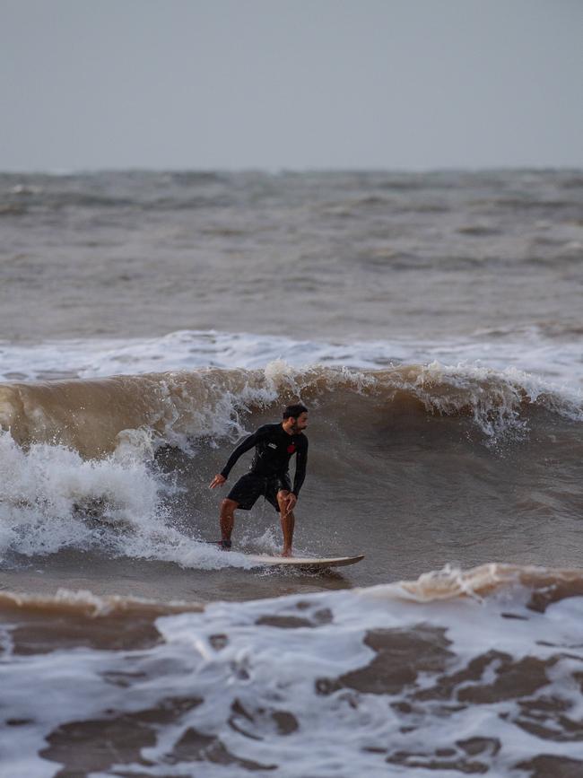 Top End Surfing at Nightcliff beach, Darwin. Picture: Pema Tamang Pakhrin