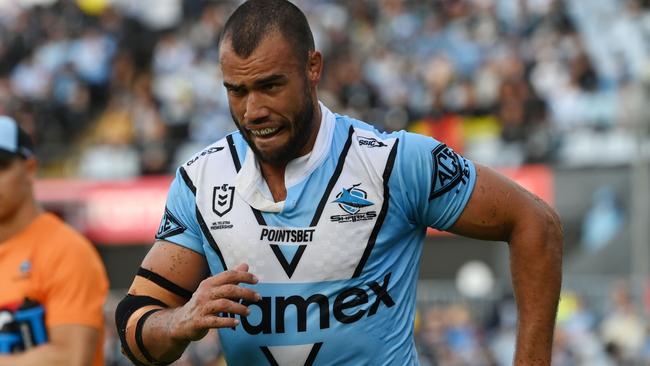 Toby Rudolf leaves the field with a toe injury. Picture: NRL Photos