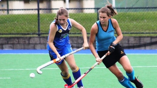 Casuarina's Maddy Fitzpatrick on the chase. Picture: Toni Kelly Fleeton.