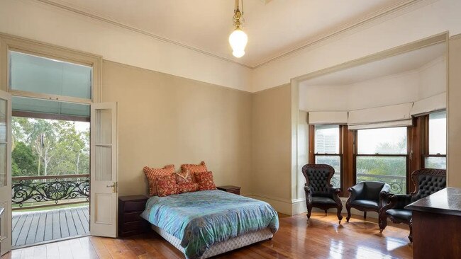 One of the five huge bedrooms.