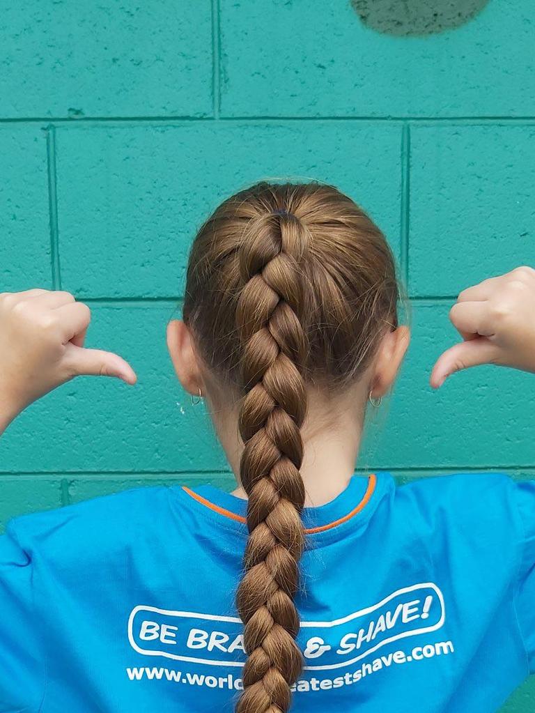 Tanishah James, an Emerald North State School, is participating in this year's World's Greatest Shave.