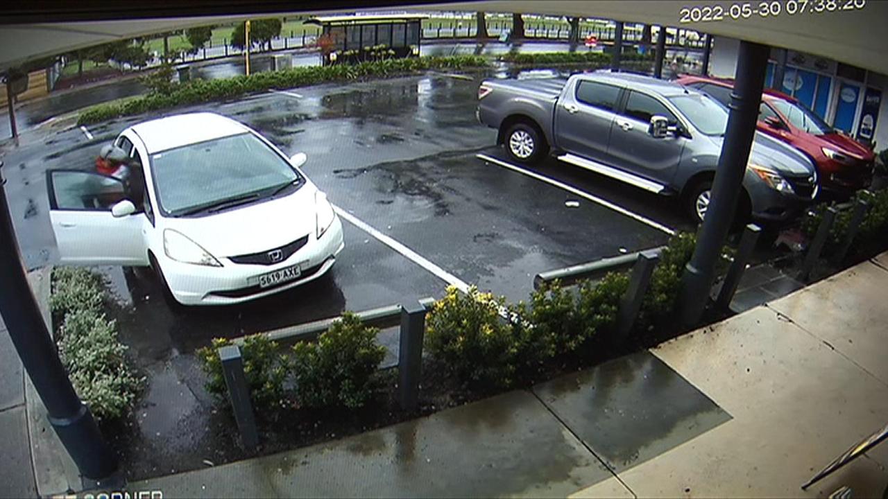The man was later arrested. Picture: Seven News