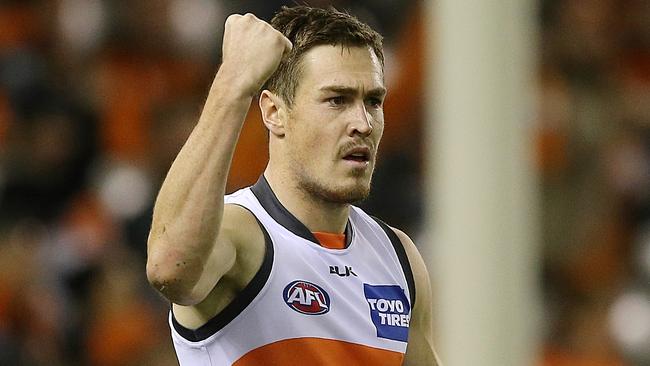 Jeremy Cameron is part of a dynamic and very potent GWS forward line. Picture: Wayne Ludbey