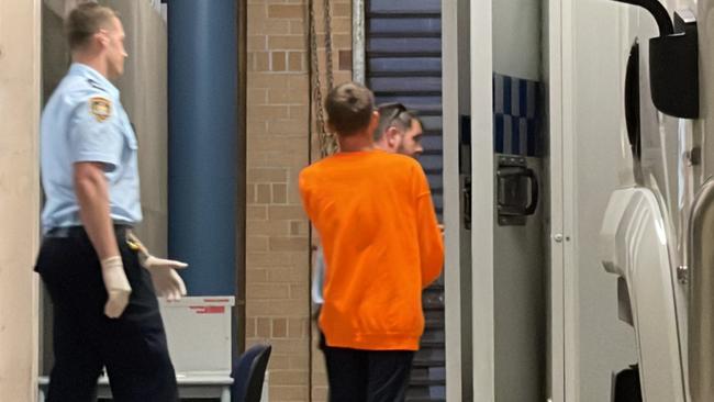 Damian Stewart, leaves Burwood Police Station. Picture: NCA NewsWire/ Monique Harmer