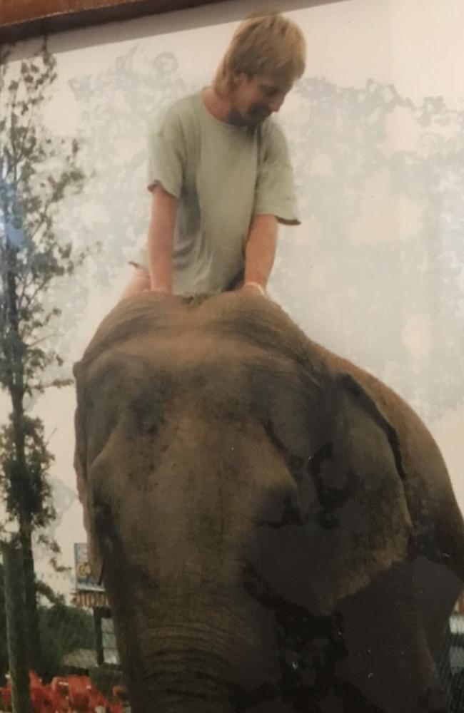 A young Garry O'Neill at Adventureland in Edmondson Park. Picture: Supplied