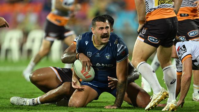 NRL 2023 RD08 Parramatta Eels v Brisbane Broncos - Reagan Campbell-Gillard Payne Haas, Hip Drop, Report. Picture: NRL Photos