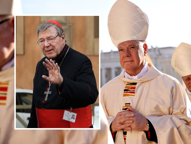 Cardinal George Pell and Cardinal Gerhard Muller.