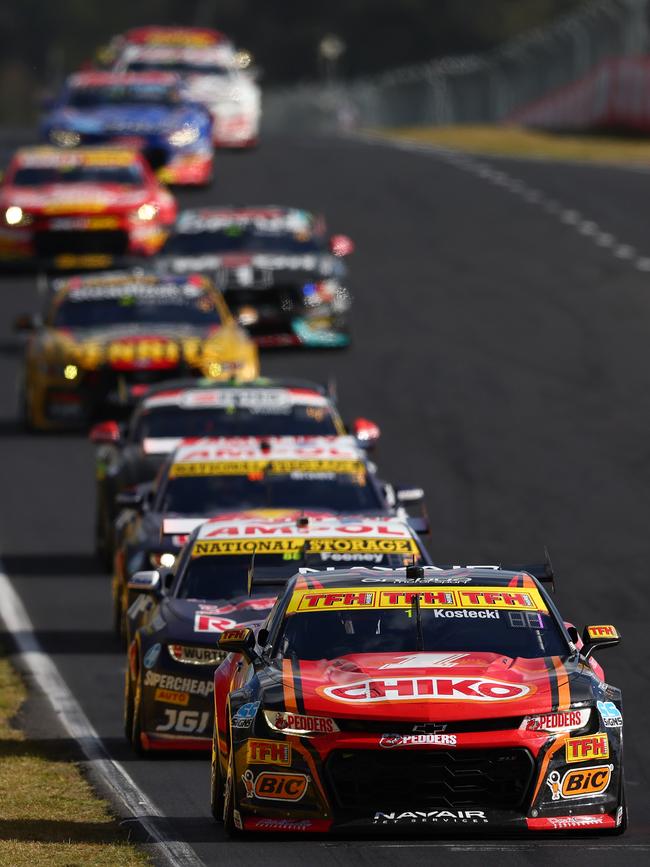 A late safety car set up a thrilling finish. (Photo by Morgan Hancock/Getty Images)