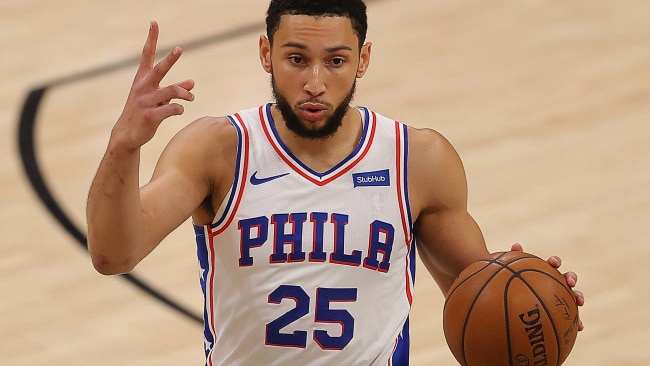 Ben Simmons has faced harsh criticism for his poor performances during the Philadelphia 76ers' playoffs loss to the Atlanta Hawks. Photo by Kevin C. Cox/Getty Images