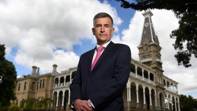 Salesian College principal Mark Brockhus in Sunbury. Picture: Kylie Else