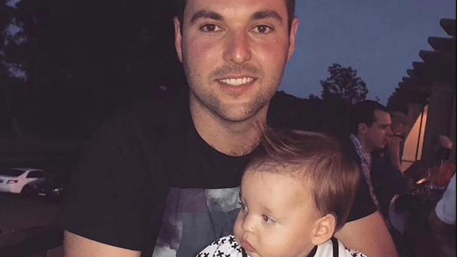 Will Finch with son Wyatt. Picture: Go Fund Me