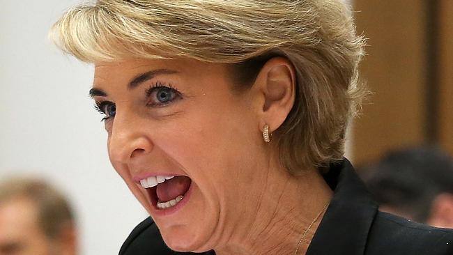 Senator Michaelia Cash is under fire over her Bill Shorten threat. Picture: Kym Smith