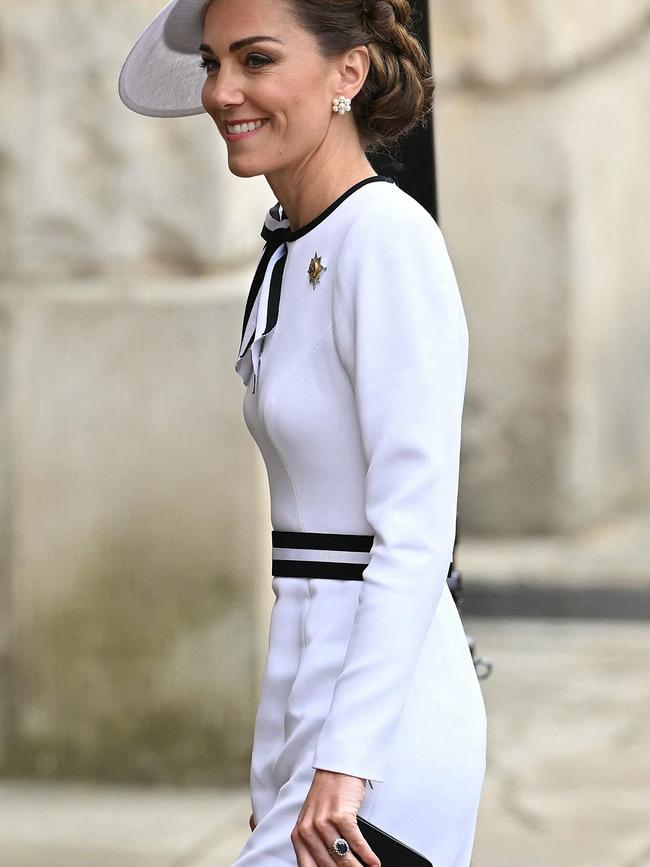 But it was back for Trooping the Colour on June 15, 2024. Picture: Justin Tallis/AFP